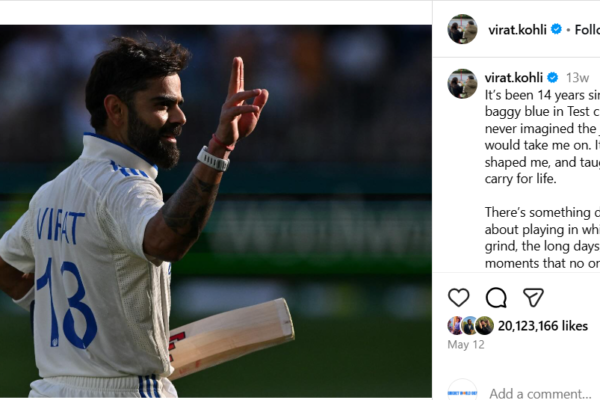 Virat Kohli Test Retirement
